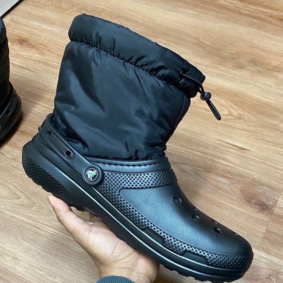 CROCS Classic Lined Neo Puff Men\'s Black Rain & Snow Boots Size 10 main image 6